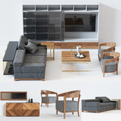 Комплект мебели для гостиной DALAS