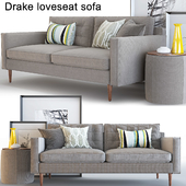 West elm / Sofa Loveseat / Drake Sofa