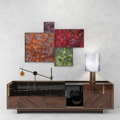 Visionnaire HORIZON Lacquered sideboard
