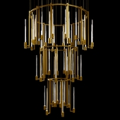 Kalì Chandelier 3 Rings by paolocastelli