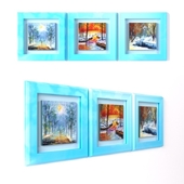 Winter Frams - 3 pieces