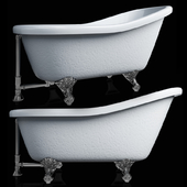 Ванна Barclay Products 5 ft. Acrylic Ball and Claw Feet Slipper Tub in White