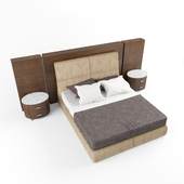 Leather Bed + Commode