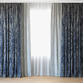 Curtains 36 | Curtains with tulle