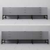 Minotti. Harvey horizontal sideboard