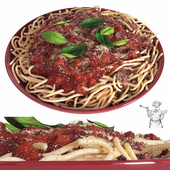 Spaghetti with Sauce (vray GGX)
