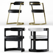 Kelly Wearstler Studio and Zuma Chairs