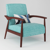Carson_Carrington_Blue_Arm_Chair