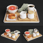 Merge tray coffee set