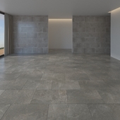 Floor Tiles Multitexture Oneker Antracita & Industrial Grid