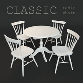 Table Favorite Classics and chair Classics