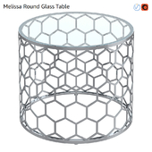 Melissa Round Glass Table