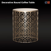 Adeco Decorative Coffee Table