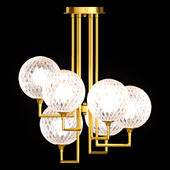 Ceiling lamp 6 shades (golden) K2KG01P-8G