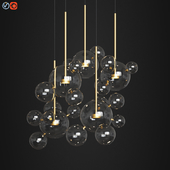 Giopato & Coombes Bolle Circular Chandelier 24 Bubbles