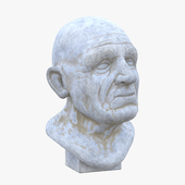 Скульптура - мужская голова 2 v_2