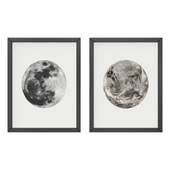 Earth and moon