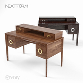OM Desk with four drawers Toscana Nextform W5021W / W5024W