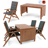 Ikea table and chair ÄPPLARÖ