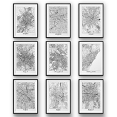 City Maps Europe | set 20