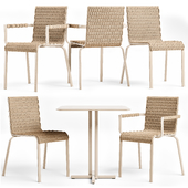 Roberti Rattan Key West Chairs & Table