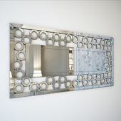 Paloma Silver Modern Rectangular Mirror
