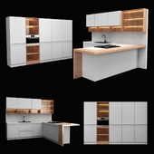 Modern kitchen set