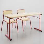 Atlas 2 school chair&table