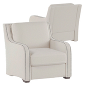 Sloane Off-White Linen Arm Chair