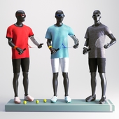 Tennis man mannequin