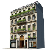Фасад для бекграунда Vol:7 Классический отель