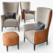 Poliform Gentleman armchair set