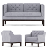Sofa Ivers Textile Gray
