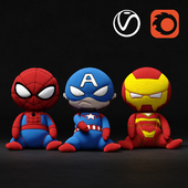 Мягкие игрушки-супергерои Marvel