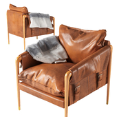 Havana Leather Chair by Anthropologie