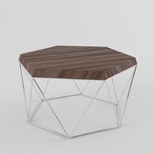 Coffee table Hexagon Metal