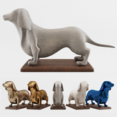Wiener Dog Decorative Sculpture