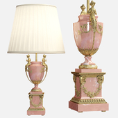 Neoclassical Marble Figural Table Lamp