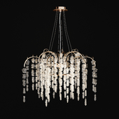 John-Richard Cascading Crystal Six Light Chandelier