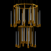 Kalì Chandelier 2 Rings by paolocastelli