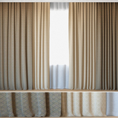 Curtains 100 | Curtains with Tulle | Fabricut | Vicenza