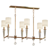 Crystorama - Paxton 6 Light Polished Nickel Chandelier