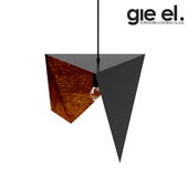 Duo Bird - Geometric pendant lamp by Gie El