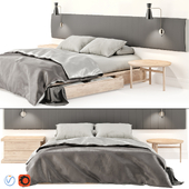 Comfortable Messy Bedroom Set