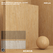 Material wood / acacia (seamless) - set 65