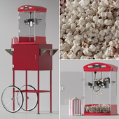 Throwback Movie Theatre Popcorn Machine with Cart
