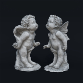 Garden Sculpture "Angel&#39;s Kiss"