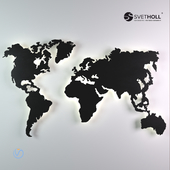 Wall Perforations: World Map