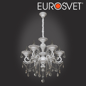 OM Suspended chandelier with crystal Bogate's 294/6 Tivoli