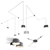 VIBIA TUBE modular pendant and ceiling system